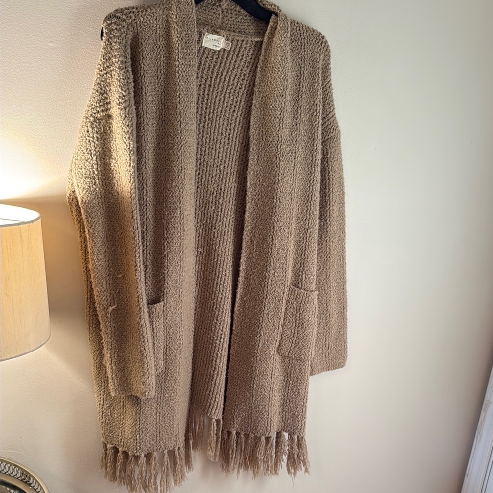 NWT Vici Cozy Tan Knit Sweater